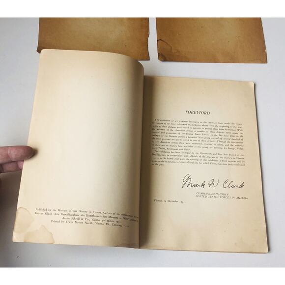 Vintage 1946 Hofburg Museum Exhibition Catalog WWII Art History Vienna Monuments - Picture 5 of 14